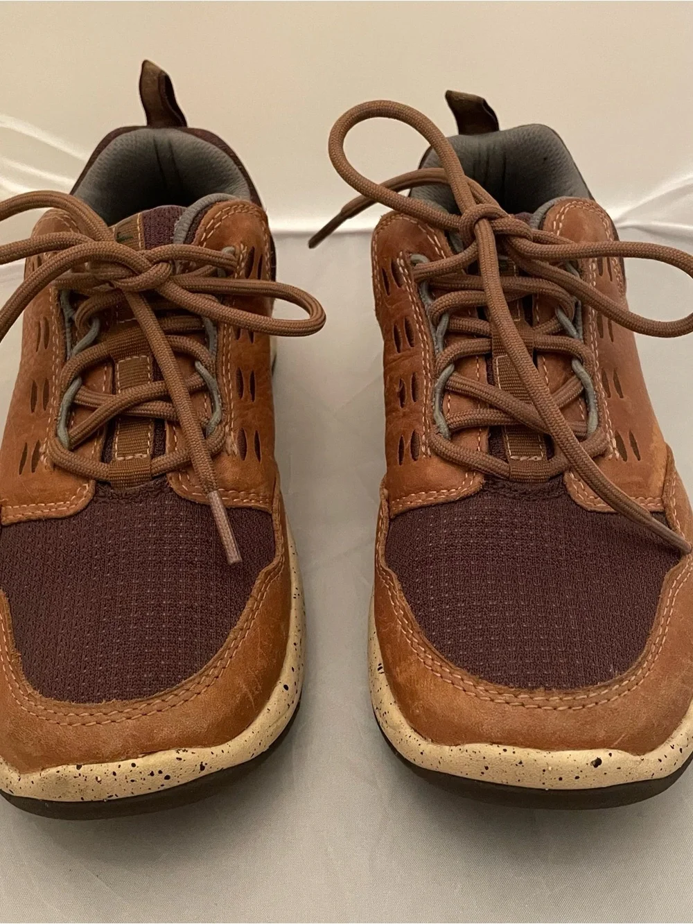 L.L. Bean Brown Mixed-Material Women's Sneakers
